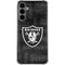 NFL Las Vegas Raiders Black & White Galaxy S24 Plus Clear Case